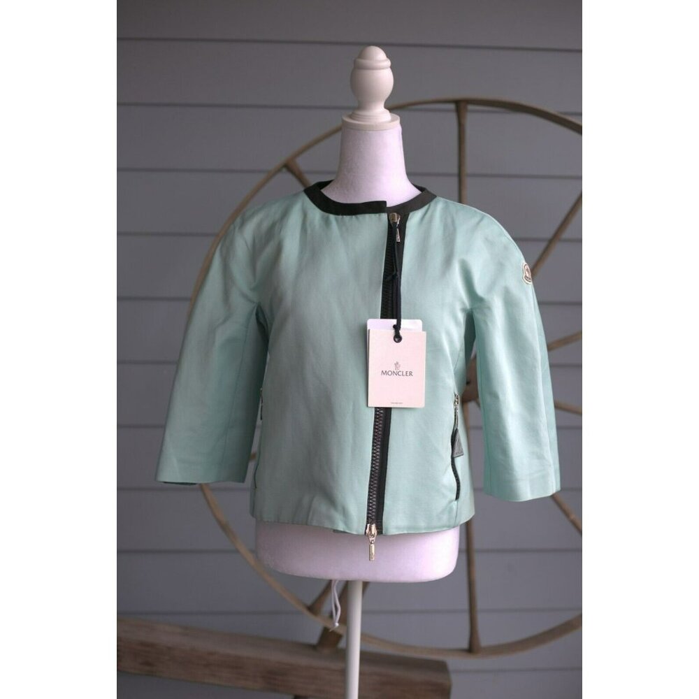 $1,450 MONCLER Harville Down-Filled Puffer Zip Front Jacket SZ 1/S NWT